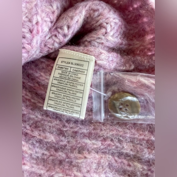 BB Dakota Lavender Button-Up Cardigan - Picture 8 of 8